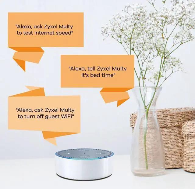 Alt view image 6 of 7 - Zyxel Multy X Tri-Band AC3000 Whole Home Wi-Fi Mesh System. Router and Satellite - Pack of 2 [WSQ50]