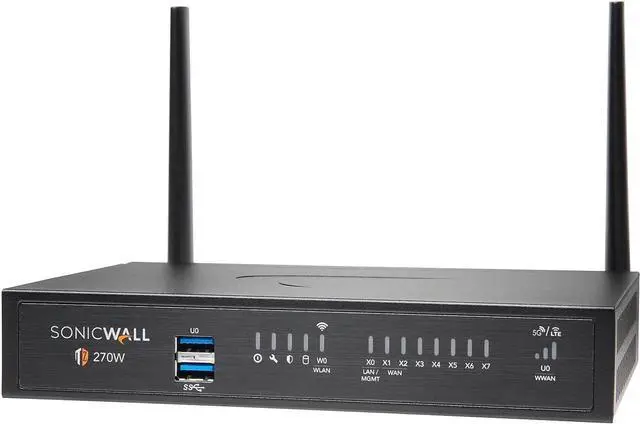Alt view image 3 of 4 - Sonicwall TZ270W Wireless Network Security Appliance (02-SSC-2823) | Next-Generation Firewall | Zero-Touch Deployment | 8X 1GbE Ports