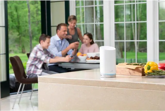 Alt view image 4 of 7 - ARRIS Surfboard mAX W122 Mesh WiFi 6 System, AX6600 Speeds up to 6.6 Gbps, Coverage 5,500 sq ft, Wall-Plug Satellite, Alexa Support