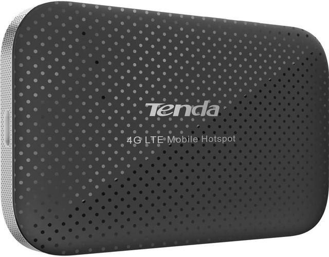 Alt view image 7 of 7 - Tenda 4G Mobile Hotspot - 4G LTE Cat4 150Mbps MiFi Device, Router with USB Charging & 2100mAh Battery, No Setup Required (4G185), Black
