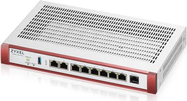 Main image of Zyxel USGFLEX200H ZyWALL High Speed Cyber Security Firewall | 1-Year UTM Security Pack | 2X Multi-Gig 2.5G | VPN | Business Class | Up to 100 Users | Nebula Cloud Option