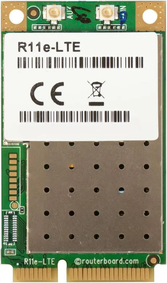 Main image of MikroTik LTE Adapter, PCIe, miniPCIe, 2G/3G/4G/LTE, Category 4/7