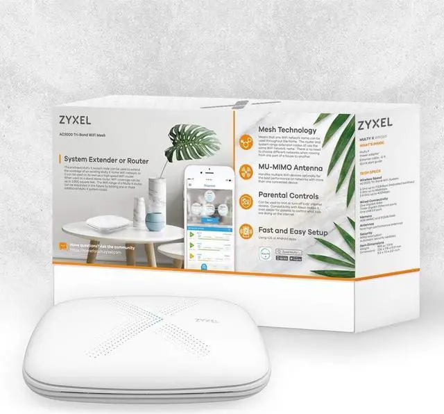 Alt view image 2 of 7 - ZyXEL WSQ50SINGLE Multy X Router