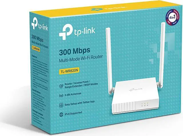 Alt view image 4 of 7 - TP-Link TL-WR820N, 300 Mbps, Parental Controls, All-in-one( Router, Access Point, Range Extender, WISP) Modes, Wi-Fi Router