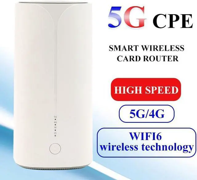 Alt view image 4 of 6 - UOTEK 5G CPE Router with SIM Card Slot, NSA SA WiFi 6 AX3000 5G Cellular Dual Band Modem for Home Office Indoor Wireless Internet Router