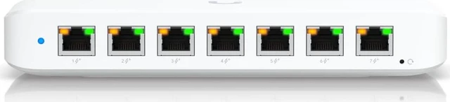 Alt view image 2 of 5 - Ultra 60W 8-Port Gigabit PoE+ Compliant Managed Network Switch USW-ULTRA-60W