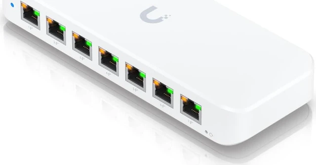 Alt view image 5 of 5 - Ultra 60W 8-Port Gigabit PoE+ Compliant Managed Network Switch USW-ULTRA-60W
