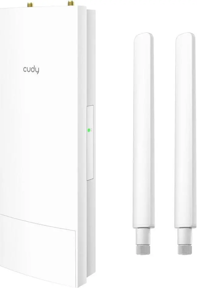 Main image of Cudy Outdoor AX3000 High Power WiFi 6 Access Point, IP65 Weather Proof, External High Power FEMs, Gigabit RJ45 Ports, Support 802.3at or 48~57V Passive PoE, Lightning Protection, MU-MIMO