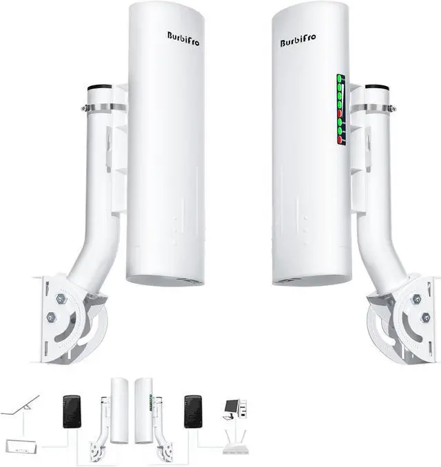 Main image of Point to Point Starlink Internet Wireless Long Range Transmission with Bracket Mount for Starlink Gen 3 Router, Starlink WiFi Extender, 5.8GHz 3KM 1000Mbps with 18dBi High Gain Antenna, 2 Pack