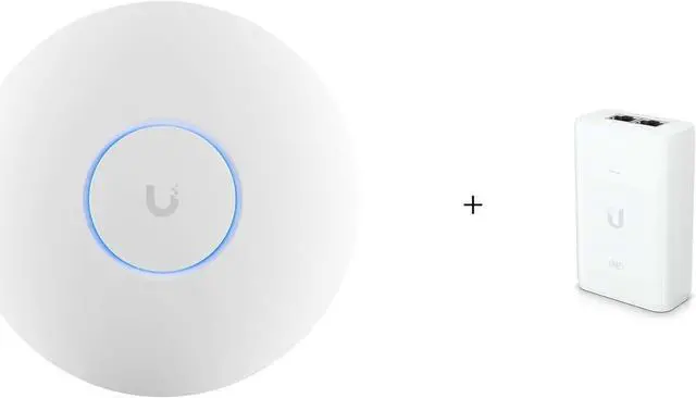 Main image of TWA Bundle of Ubiquiti U7-PRO-MAX-US Unifi Access Point 7 Bundled with Ubiquiti U-POE-at 30W Passive PoE Adapter