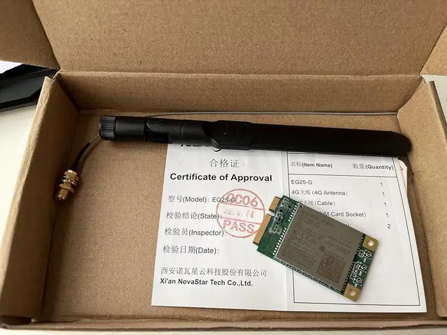 Alt view image 5 of 6 - EG25-G 4G LED Screen Module PCIe Adapter
