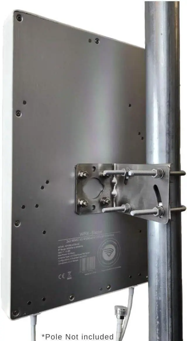 Alt view image 4 of 7 - Blaster 5G Hotspot and Home Internet High Power 2x2 MIMO Antenna | 5G & LTE | Dual Type N Female Connectors | 600MHz - 4000MHz Wide Band | 10dBi Max Gain | Directional Flat Panel Design