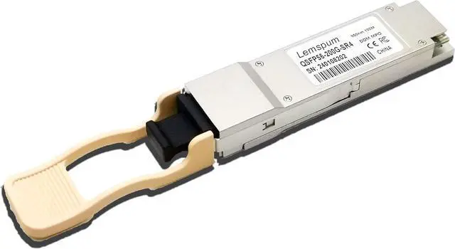 Main image of 200G QSFP56 200GBASE-SR4 Multimode 850nm 100m DOM MPO-12/UPC MMF Optical Transceiver Module Compatible with NVIDIA/Mellanox InfiniBand HDR Transceiver-1pc