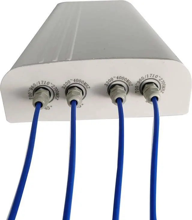 Alt view image 6 of 6 - 4x4 MIMO External Panel 5G 4G LTE Antennas/Directional Outdoor WiFi Antenna Long Range 698-4000 MHz for WiFi 5G 4G LTE Router &Hotspots(Full Kit)