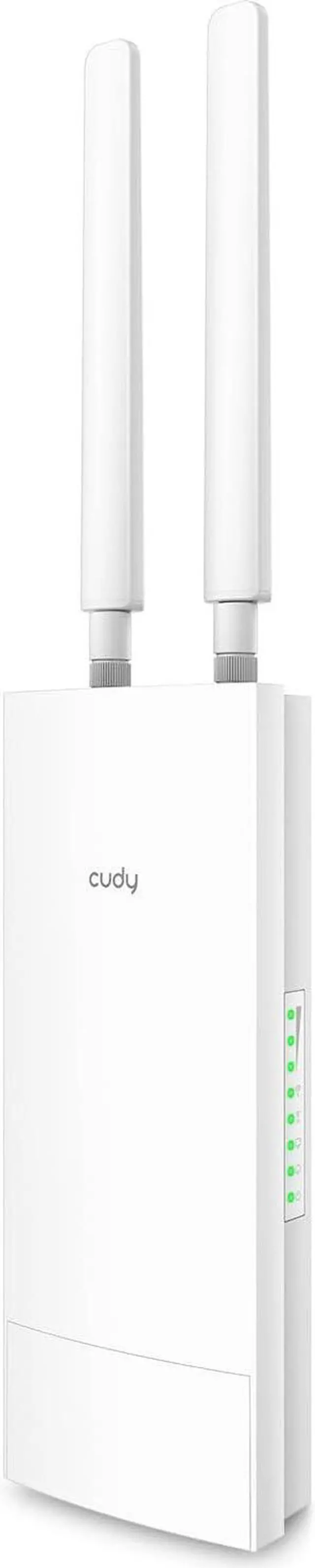 Main image of Cudy Unlocked Outdoor 4G LTE Cat 4 Modem Router with SIM Card Slot, AC1200 WiFi, EC25, IP65, Detachable Antennas, Passive PoE Adapter Included, Pole or Wall mounting, DDNS, VPN, LT500 Outdoor