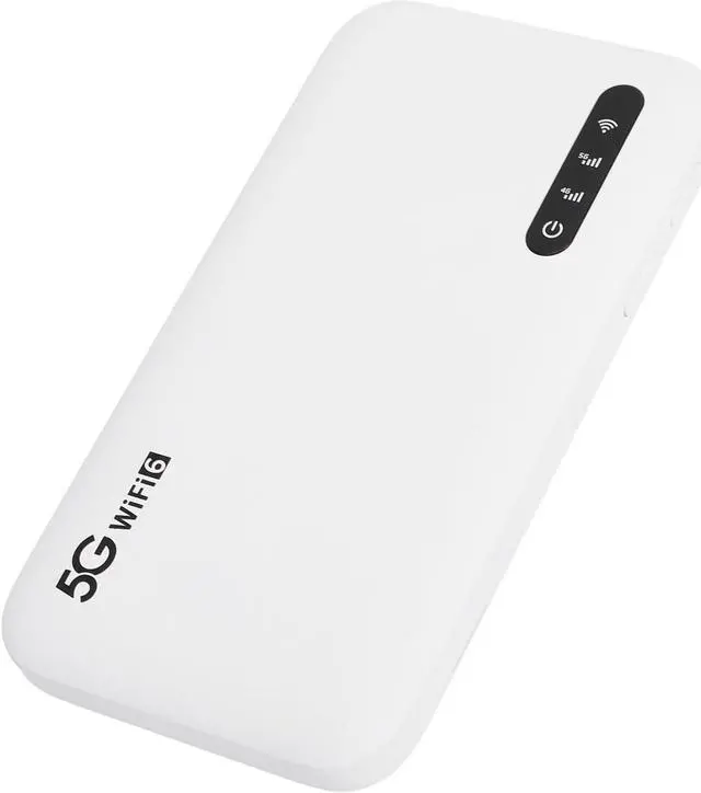 Alt view image 6 of 7 - 5G Wi Fi 6 Mobile Hotspot, 2.77Gbps High Speed, Support 16 Devices, IP67 Water Design, 6100mAh Portable Wi Fi Hotspot Router with SIM Card Slot for Phone Tablet