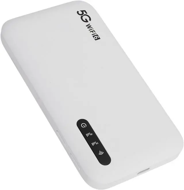 Alt view image 7 of 7 - 5G Wi Fi 6 Mobile Hotspot, 2.77Gbps High Speed, Support 16 Devices, IP67 Water Design, 6100mAh Portable Wi Fi Hotspot Router with SIM Card Slot for Phone Tablet