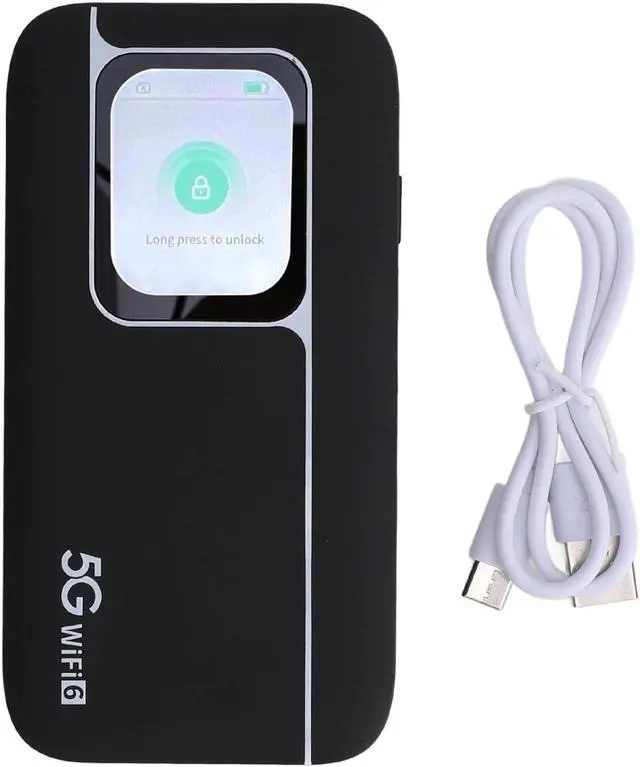 Alt view image 6 of 7 - Portable Hotspot, High Performance 16 Device Connections 5G Mobile Hotspot Stable Connection High Speed with 2.01inch Touch Screen for Laptops