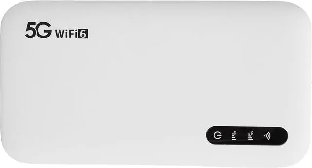Alt view image 7 of 7 - 5G 6 Mobile Hotspot, Fast Speed Portable Router for Phone Tablet, Long Lasting Battery, Up to 16 Devices Simultaneously, 6 2.4GHz, 5.8GHz