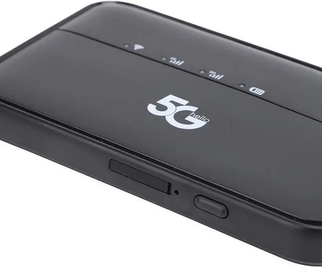 Alt view image 6 of 7 - 5G Mobile Hotspot for Travel, Pocket 5G Router with SIM Card Slot, IP54 Waterproof, 5G Modem, for Android 11, for Bluetooth 5.1, Portable 5G Network Device, 10000mAh Battery