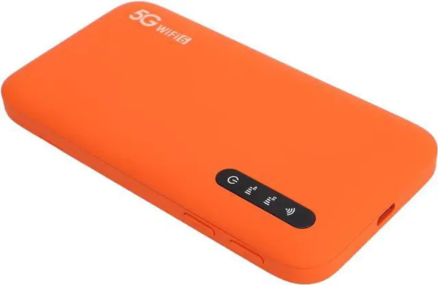 Main image of Portable WiFi Hotspot, 5G WiFi 6 2.77Gbps Mobile Router with SIM Card Slot, for Travel Supports 16 Devices USB C Power