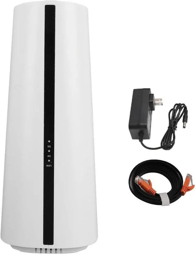 Alt view image 7 of 7 - 5G CPE Router with SIM Card Slot, 1800Mbps 4 Spatial Streams Dual Band Internet Router for UHD Streaming Videos and Online Games, Supports 64 Users, for Home Office (US Plug)