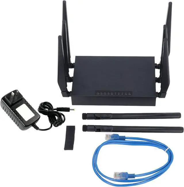 Alt view image 6 of 7 - Dpofirs 5G CPE 6 Router for Middle East, Asia, Africa, WiFi6 1000Mbps Gigabit Ethernet Network, 8 Antennas, Plug and Play with SIM Card Slot, Supports up to 20 Users, Black