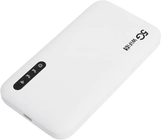 Alt view image 6 of 7 - 5G Wi Fi 6 Mobile Hotspot, 2.77Gbps High Speed Hotspot Router, 16 Devices Support, Portable 6100mAh Wi Fi Hotspot Router with SIM Card Slot for Phone Tablet