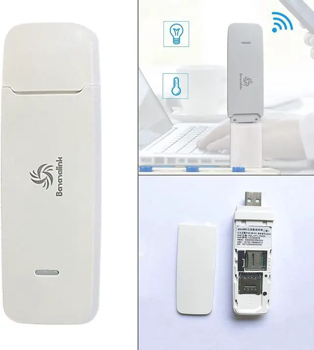 Alt view image 2 of 7 - 4G 5G LTE WiFi Hotspot Wireless Router USB Dongle 150Mbps Modem Sim Card/643