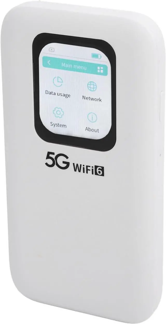 Alt view image 7 of 7 - 5G WiFi 6 Mobile Hotspot, Portable Modem Mobile Router with 2.77Gbps Download 7100mAh Battery IP67 Design for Travel Gaming Streaming