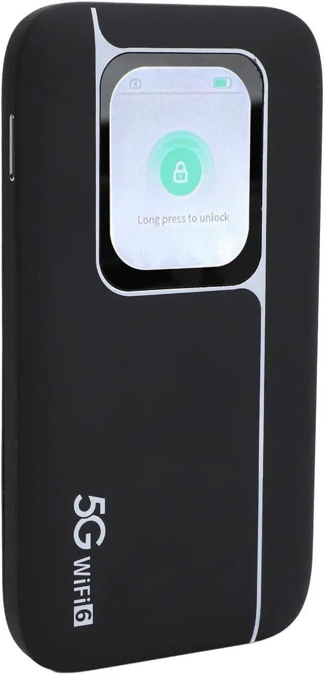 Main image of 5G Travel Router, 5G WiFi6 Mobile Hotspot Router, 5G Cellular Network Nano SIM Card Slot, Portable Hotspot Device with 2.01 Inch Screen
