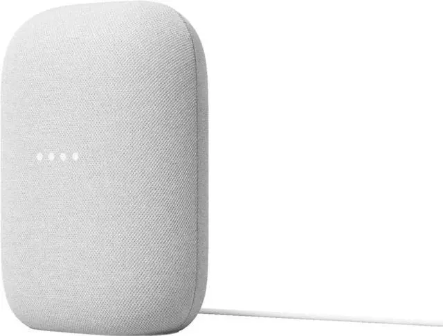 Alt view image 3 of 6 - Google Audio Bluetooth Speaker - Wireless Music Streaming, Powerful Sound, Assistant Built-in, Wi-Fi and Bluetooth Connectivity, Smart Home Control, Stereo Pairing (Chalk)
