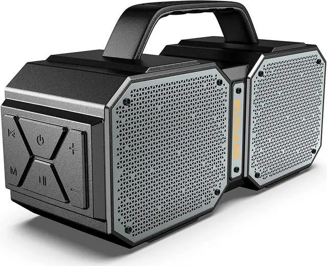 Main image of BUGANI Shock Bluetooth Speaker, Portable Bluetooth 5.3, Waterproof, 60W Super Power, Outdoor Speaker, Black(New Model)
