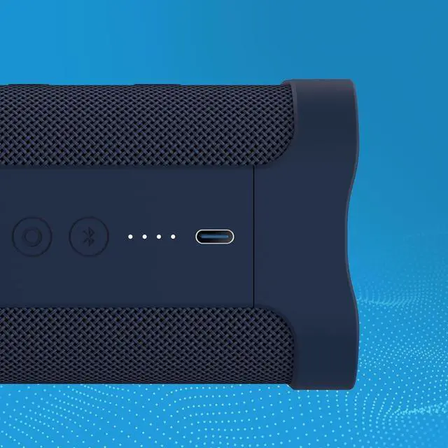 Alt view image 4 of 7 - Skullcandy Terrain XL Wireless Bluetooth Speaker - IPX7 Waterproof Portable Speaker, 18 Hour Battery, Nylon Wrist Wrap, True Wireless Stereo