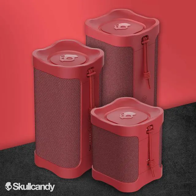 Alt view image 7 of 7 - Skullcandy Terrain XL Wireless Bluetooth Speaker - IPX7 Waterproof Portable Speaker, 18 Hour Battery, Nylon Wrist Wrap, True Wireless Stereo