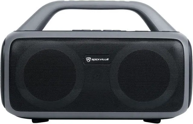 Alt view image 4 of 7 - Rockville (2) RPB50 Portable Bluetooth Speakers w/LED+Wireless Stereo Linking