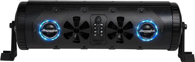 Main image of Bazooka G3 Bluetooth 16 inch Party Bar | 450-watt Max Power | LED Lights | Party Button Music Sharing | Marine Grade Speakers | Off Road, Golf Cart, Marine, and Outdoor Speaker System