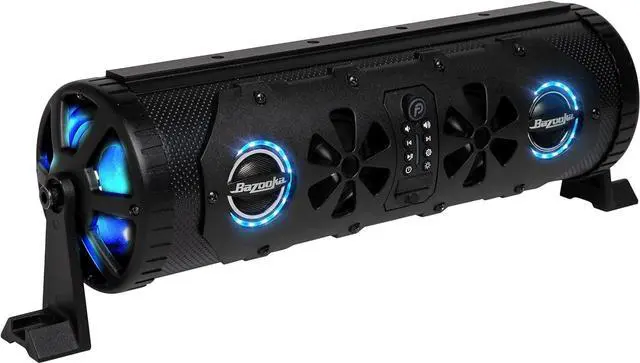 Alt view image 2 of 6 - Bazooka G3 Bluetooth 16 inch Party Bar | 450-watt Max Power | LED Lights | Party Button Music Sharing | Marine Grade Speakers | Off Road, Golf Cart, Marine, and Outdoor Speaker System