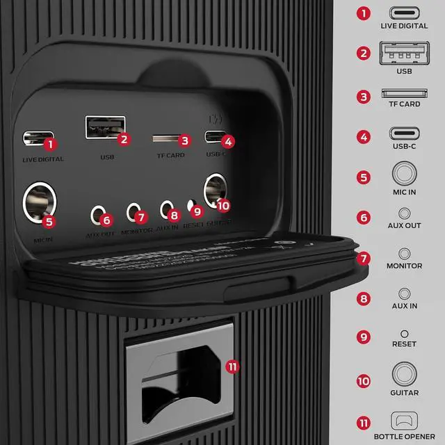 Alt view image 7 of 7 - Monster Open Ear AC210 Cycle Plus Bluetooth Speaker