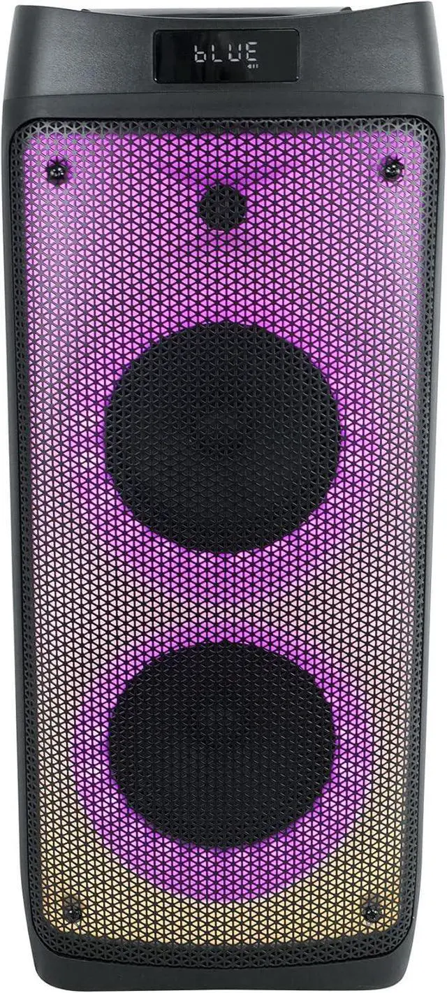 Alt view image 7 of 7 - (2) Rockville BASS Party 65 Rechargeable LED Bluetooth Speakers