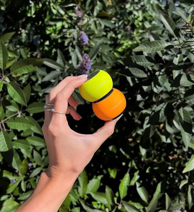 Alt view image 6 of 7 - U Speakers Mini Glow in The Dark Portable Wireless Bluetooth Speaker with Magnetic Base, Mic & Selfie Remote Control Active Lifestyle Travel Home Office Bundle with Coordinating Speaker, Pairing