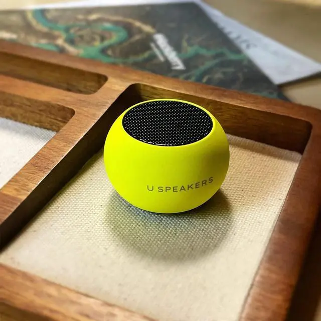 Alt view image 7 of 7 - U Speakers Mini Glow in The Dark Portable Wireless Bluetooth Speaker with Magnetic Base, Mic & Selfie Remote Control Active Lifestyle Travel Home Office Bundle with Coordinating Speaker, Pairing