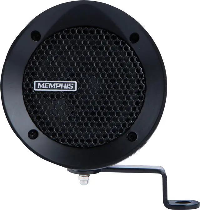 Alt view image 6 of 7 - Memphis Audio MXABMB2BT Two Handlebar Speakers w/Bluetooth BLK
