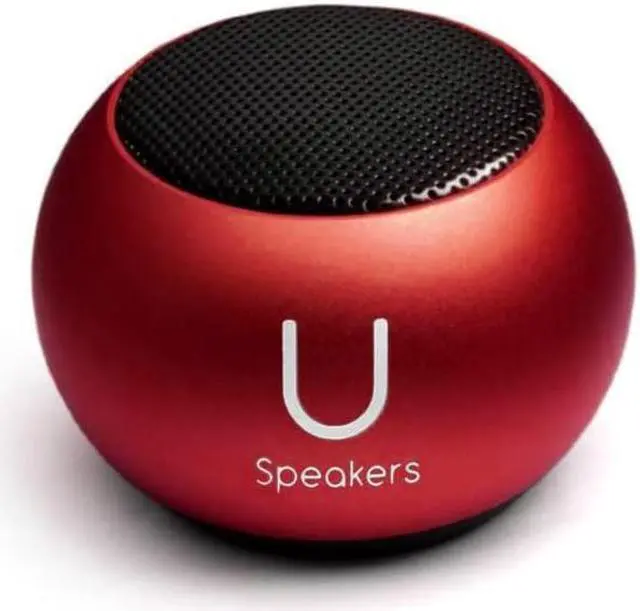 Alt view image 3 of 7 - U Speakers Mini Portable Wireless Bluetooth Speaker with Magnetic Base, Mic & Selfie Remote Control Active Lifestyle Travel Home Office Bundle with Coordinating Speaker, Pairing