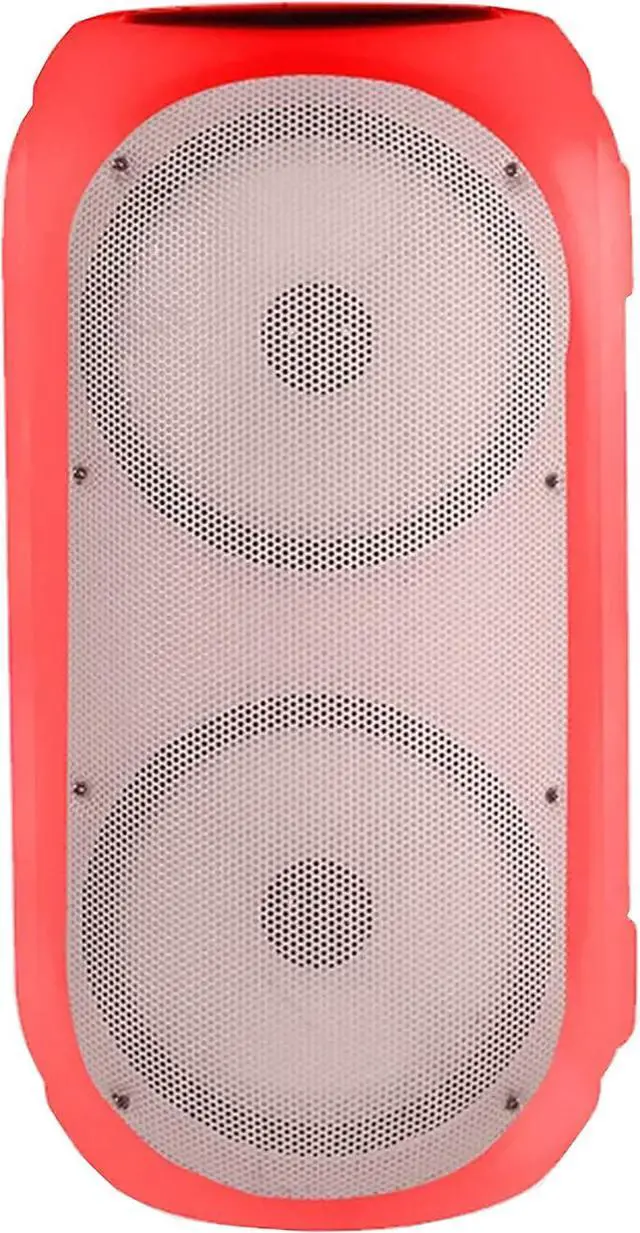 Alt view image 3 of 6 - Gemini Sound GC-206BTB Bluetooth Portable LED Light Wireless Battery Powered 500 Watts Party Speakers, USB, SD Card, Mic and Guitar Input with Carry Strap and Remote Control