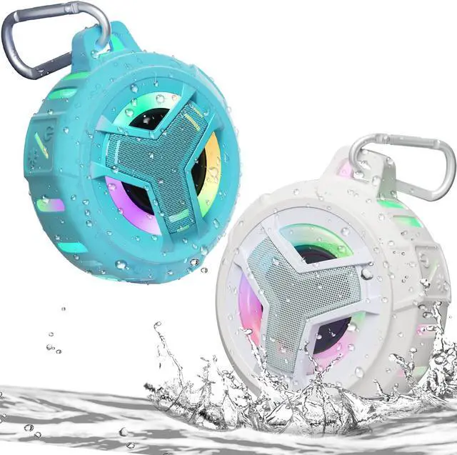 Main image of EBODA Bluetooth Shower Speaker, IPX7 Waterproof Portable Wireless Small Speakers, Floating, 24H Playtime for Home, Beach, Pool, Kayak, Hiking, Boat Accessories, Gifts for Boys, Girls