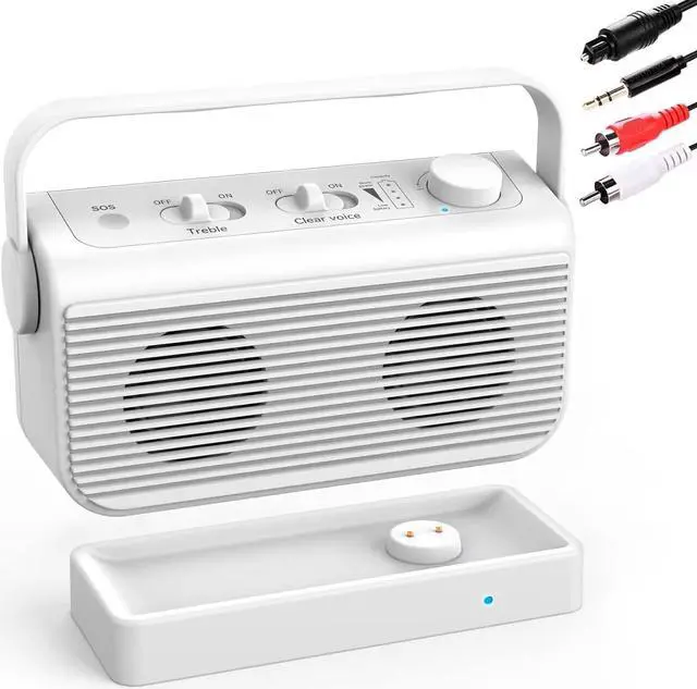 ANSTEN Wireless Speakers for TV, Wireless TV Speakers with