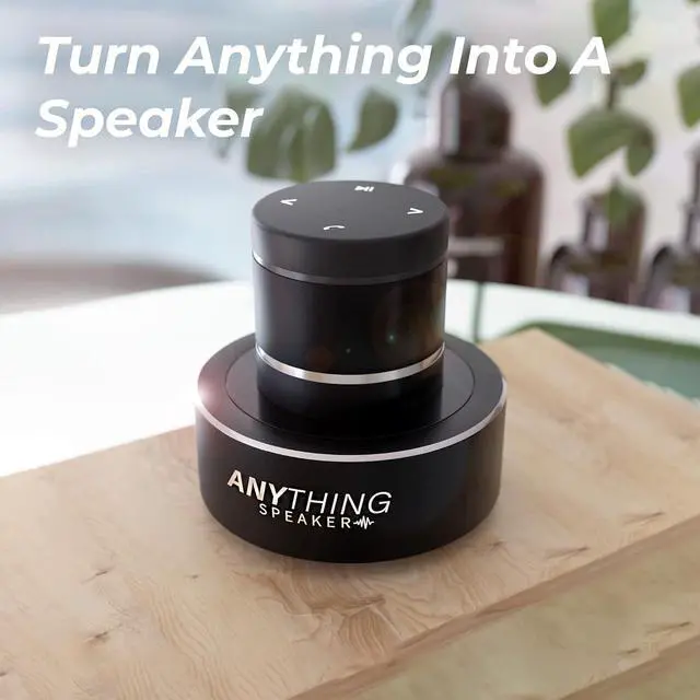 Alt view image 2 of 4 - PRO - Turn Anything Into A Speaker - Mini Bluetooth Travel Speaker - Bone Conduction Vibration