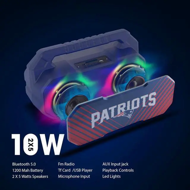 Alt view image 6 of 7 - SOAR NCAA Wireless Boombox Speaker