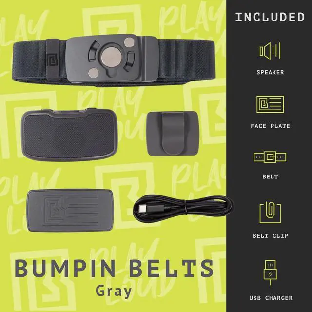 Alt view image 2 of 7 - Portable Bluetooth Speaker with Magnetic Clip | Waterproof Bluetooth Speaker with 4GB Storage, 6+ Hour Battery, 100-Yard Range | Compact Small Wireless Speaker for Travel & Bike- Gray